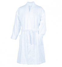 Bathrobe and slippers in luxury residence